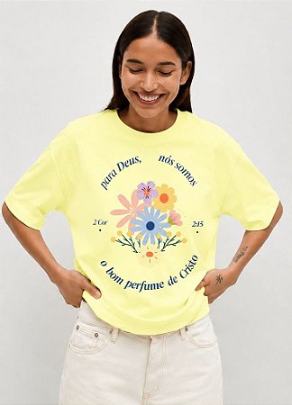TSHIRT MALHAO PERFUME DE CRISTO LIMAO - XGG