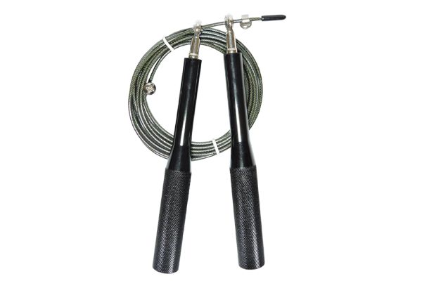 Corda Cross Speed Rope AL-14 2 Rolamentos Metal Preta