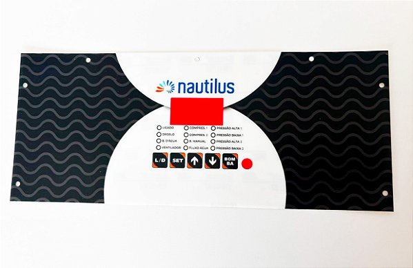 Etiqueta Adesiva Generica Painel Frontal Aquahot Trocadores De Calor Nautilus 2 compressor