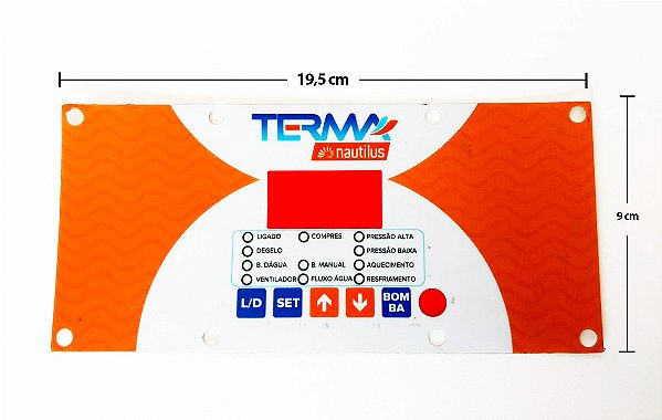 ETIQUETA ADESIVA PAINEL FRONTAL TERMA MAX NAUTILUS - 1 A 3