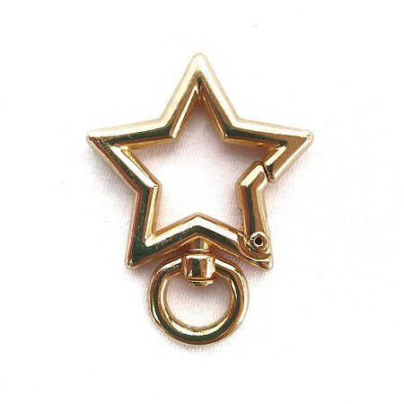 Mosquetão Estrela 55 mm Dourado