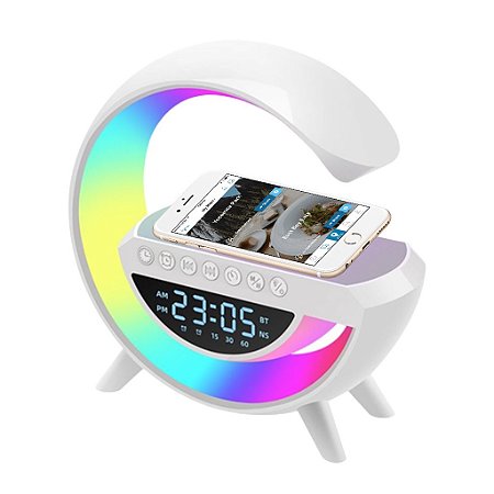 Carregador de celular por induçao e caixinha de música