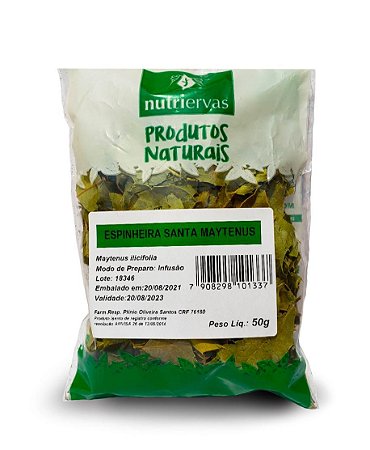 Chá Espinheira Santa Maytenus 50g Nutriervas
