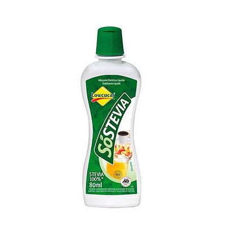 Adoçante SóStevia Liq 80ml - Lowçucar