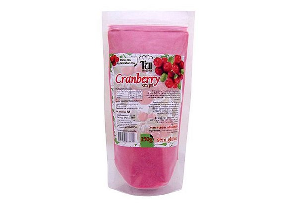 Cranberry Em Pó Tui Alimentos 150g