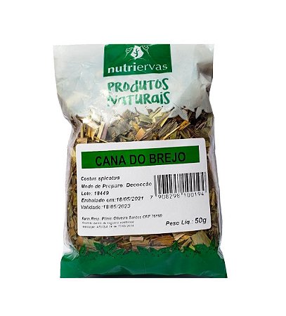 Chá Cana do Brejo 50g Nutriervas