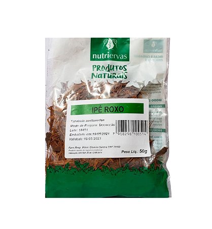 Chá Ipê Roxo rasurado 50gr Nutriervas