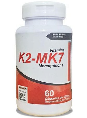 Vitamina K2-MK7 500mg 60caps 4Elementos