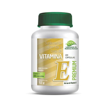 Vitamina E Premium 500mg 60caps Medicina Natural