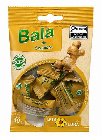 Bala de Gengibre 40g Apis Flora