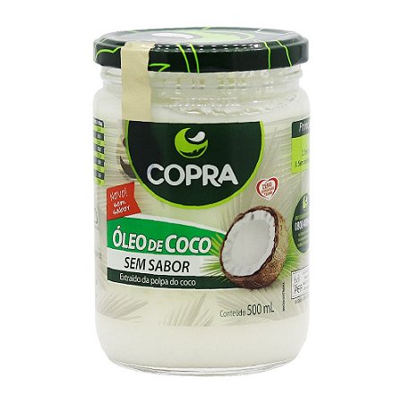 Óleo de Coco Sem Sabor 500ml Copra