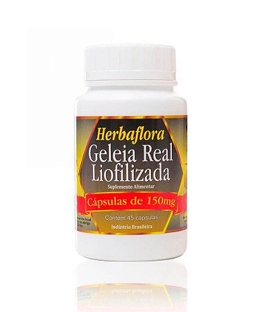 Geléia Real Liofilizada 150mg 45caps Uniflora