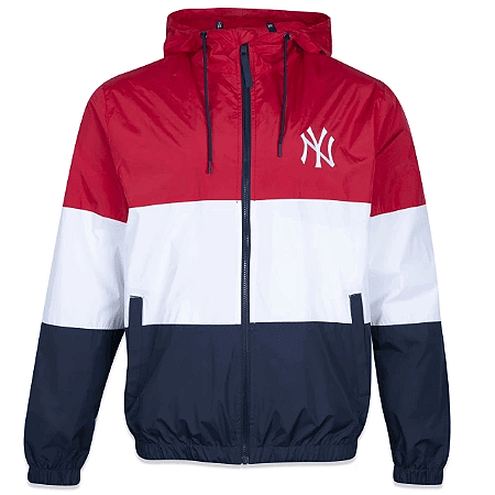 Blusão NEW ERA MLB Large Logo Varsity Jacket NY Yankees Preto de