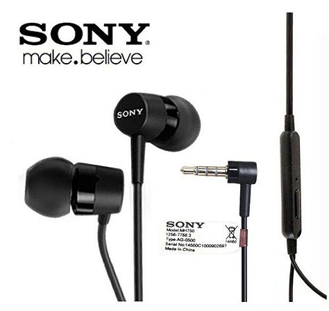 Fone de Ouvido Intra-Auricular Sony Xperia Mh750