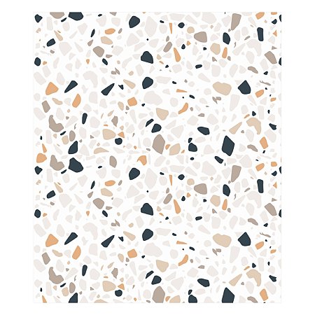 Papel de Parede Decorativo Terrazzo Bege Material 3M