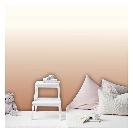 Papel de Parede Decorativo Infantil Degrade Telha Material 3M