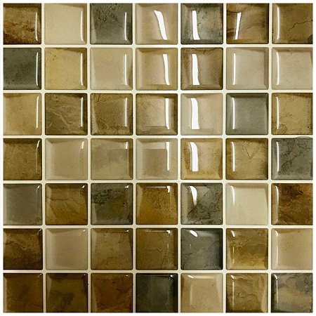 Pastilha Adesiva Granito Vidro Resinada	Kit 4 Placas 3M