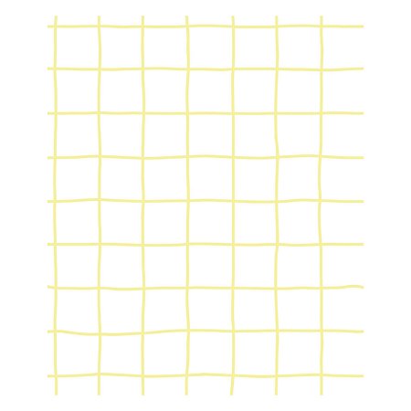 Papel de Parede Decorativo Infantil Quadriculado Amarelo