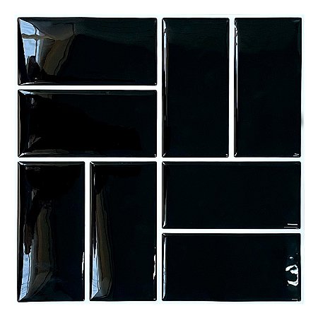 Pastilha Adesiva Resinada Concept Preto