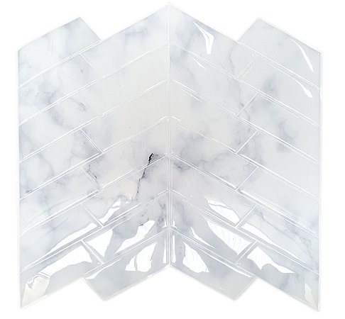Pastilha Adesiva Espinha de Peixe Marble Azul Classic