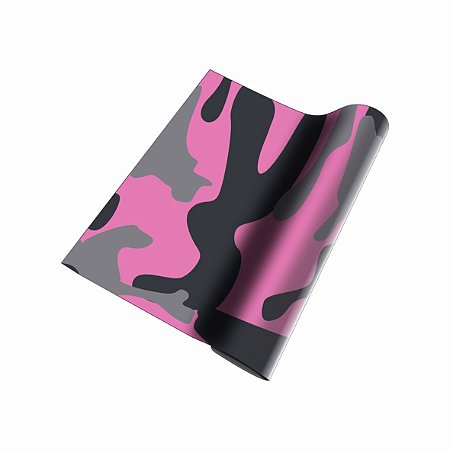 Adesivo Vinilico Camuflado Rosa 1,0mX0.6m