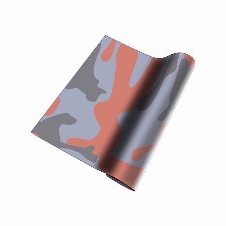 Adesivo Vinilico Camuflado Salmão 1,0mX0.6m