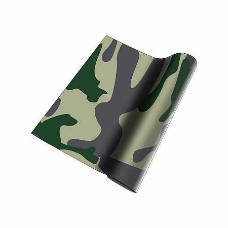 Adesivo Vinilico Camuflado Verde 1,0mX0.6m