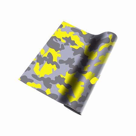 Vinil Adesivo Camuflado Amarelo 1,0mX0.6m