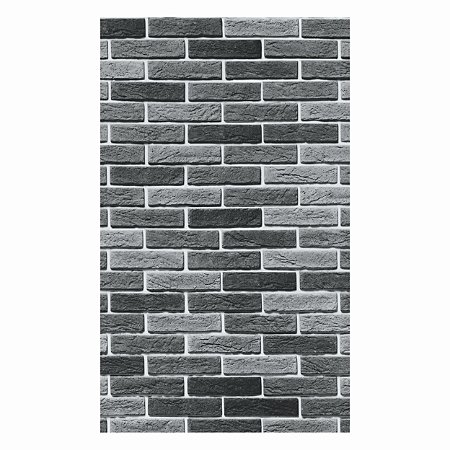 Papel de Parede Decorativo Tijolinho Preto