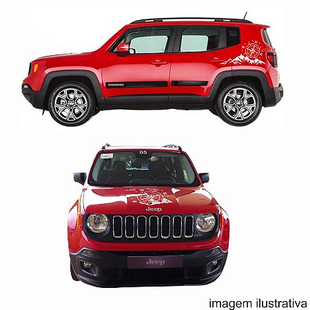 Adesivo Rosa dos Ventos - Pickups e Suvs