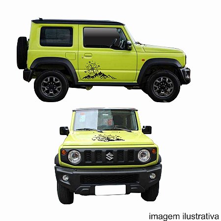 Adesivo Rosa do Ventos - Pickups e Suvs