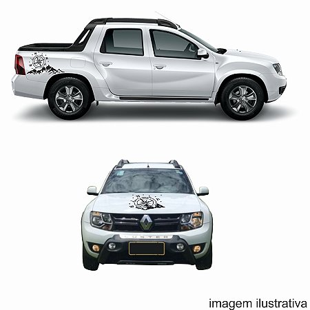 Adesivo Rosa do Ventos - Pickups e Suvs