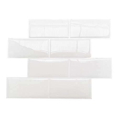 Pastilha Adesiva Resinada Metro White 150 Placas