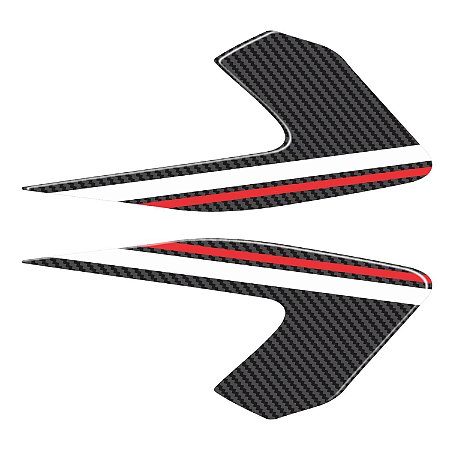 Protetor Adesivo Pedaleira Traseira Compatível Pcx 2018 - 2019 Resinado