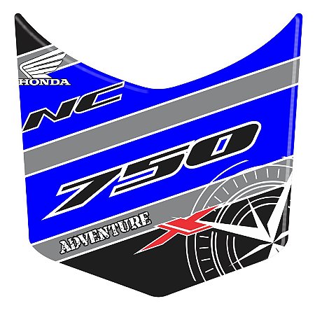 Adesivo Protetor Bico Paralama Compatível Nc 750x 2018 Resinado