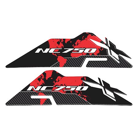 Adesivo Protetor Lateral Compatível Nc 750x 2018 Resinado