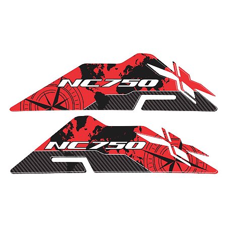 Adesivo Protetor Lateral Compatível Nc 750x 2018 Resinado