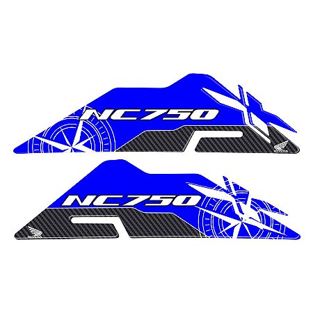 Adesivo Protetor Lateral Compatível Nc 750x 2018 Resinado