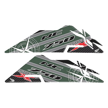 Adesivo Protetor Lateral Compatível Nc 750x 2018 Resinado