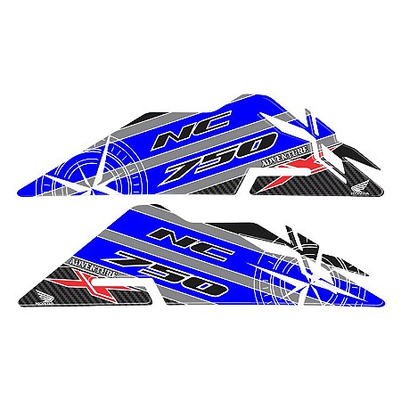 Adesivo Protetor Lateral Compatível Nc 750x 2018 Resinado