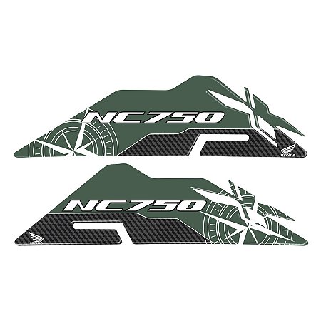 Adesivo Protetor Lateral Compatível Nc 750x 2018 Resinado