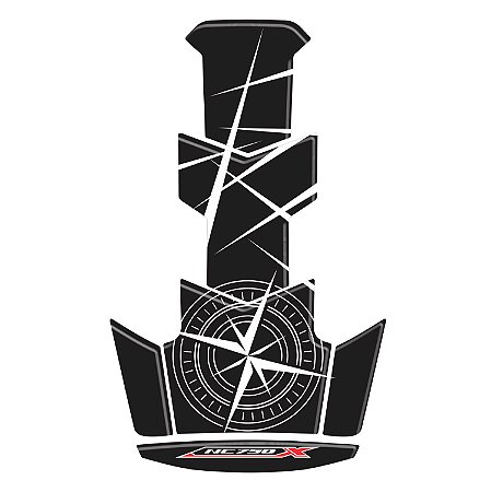 Adesivo Protetor Frontal Compatível Nc 750x 2018 Resinado