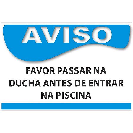 Placa para Piscina