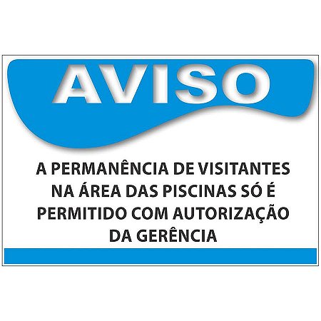 Placa para Piscina