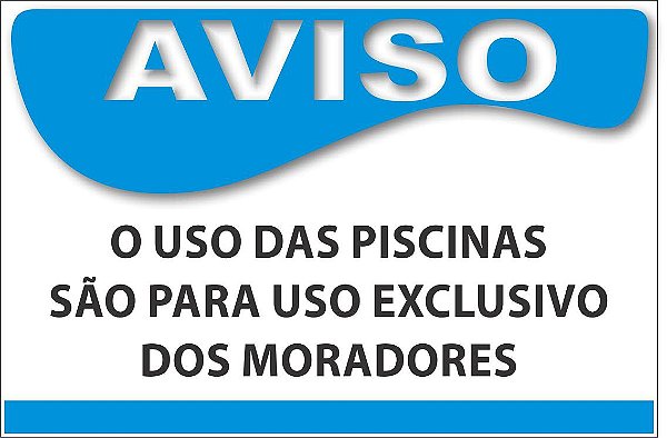 Placa para Piscina