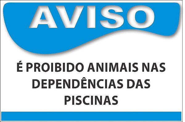 Placa para Piscina