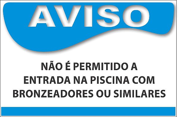Placa para Piscina
