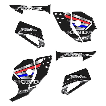 Adesivo Protetor Pedaleira Compatível Crf 1000l África Twin Resinado