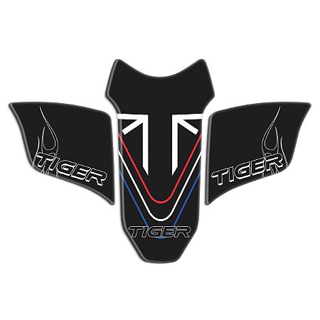 Adesivo Protetor Kit Frontal  Compatível Tiger Xcx 800 2020 Resinado