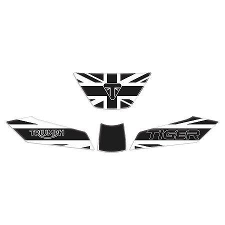 Protetor Adesivo Kit Farol Compatível Tiger 800 Xcx 2020 Resinado